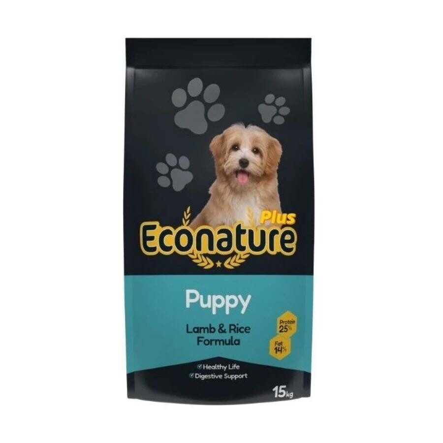 Econature Kuzu Etli Yavru Köpek Maması Bonus Paket 13 KG + 2 KG | SRC: Barcode: 8681612751478